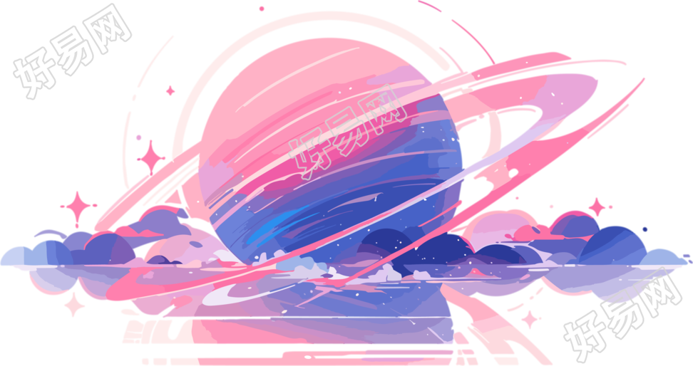 星球矢量插图PNG素材
