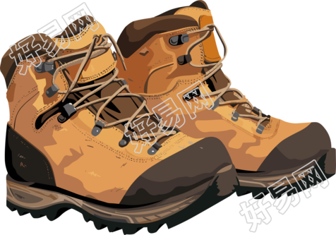 探险登山鞋商用插图
