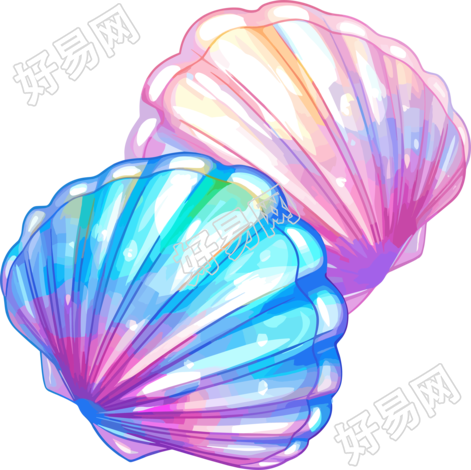 海贝壳可商用素材