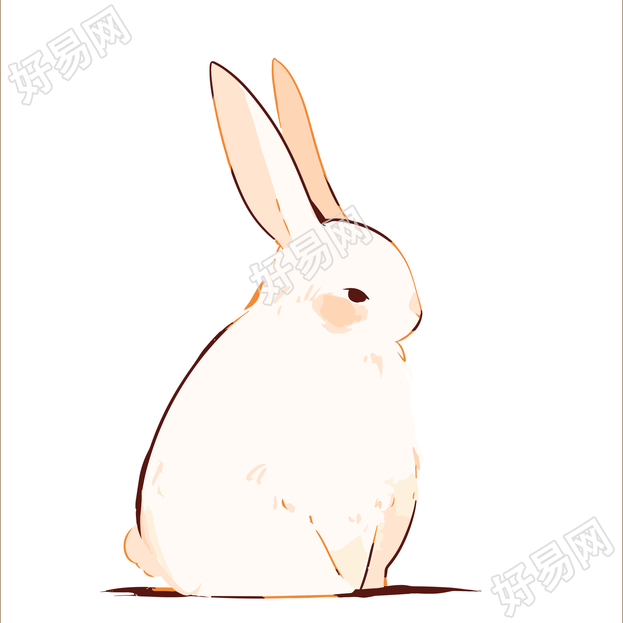 兔子可商用插图