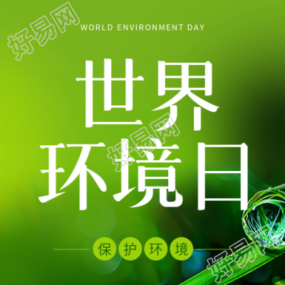 世界环境日实景宣传微信公众号次图