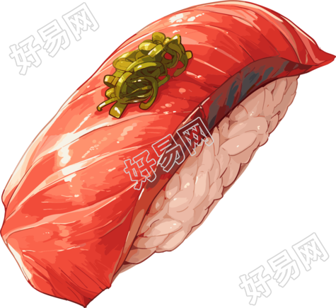寿司插画素材