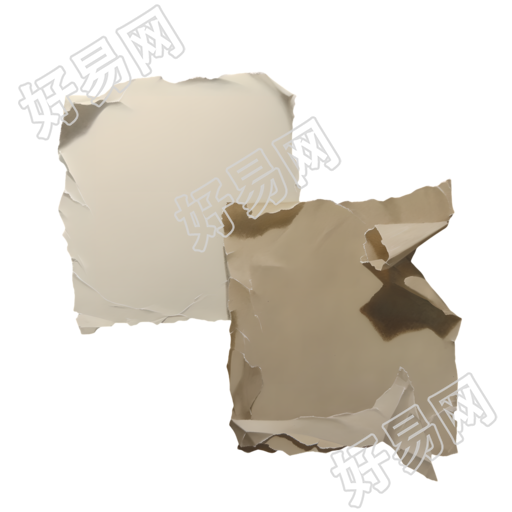 复古拼贴撕纸艺术性插画