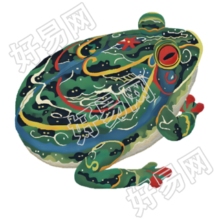 青蛙玩具复古素材