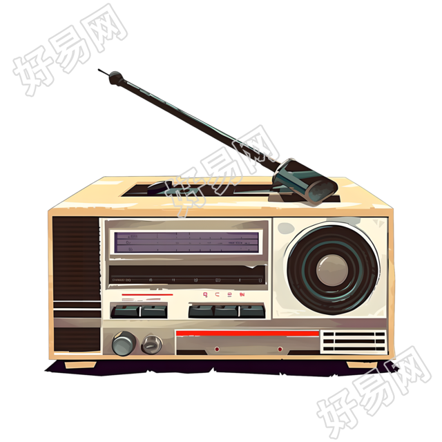 老式收音机插图