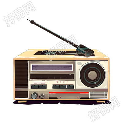 老式收音机插图
