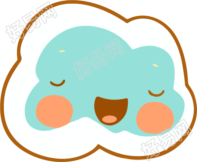 儿童节云朵可爱素材