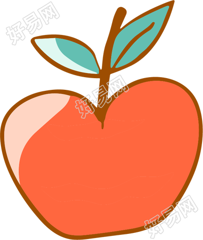 儿童节红苹果素材