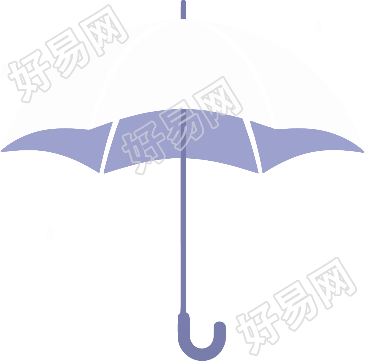 雨伞矢量插图