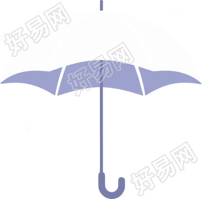 雨伞矢量插图