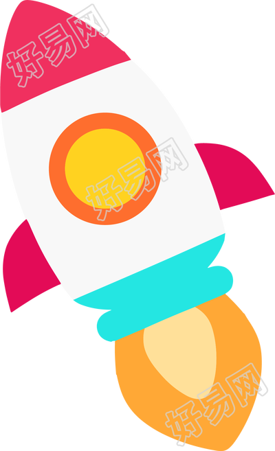 火箭图标创意素材