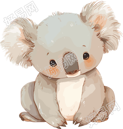 考拉卡通平面插画