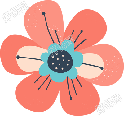 小花透明背景素材