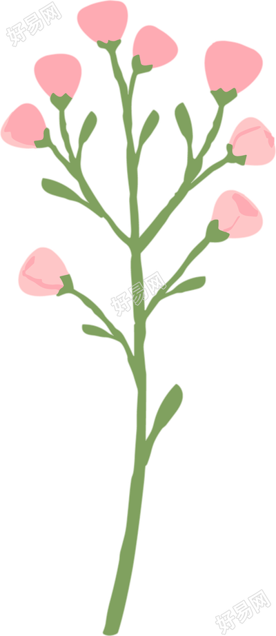 小花插画设计元素