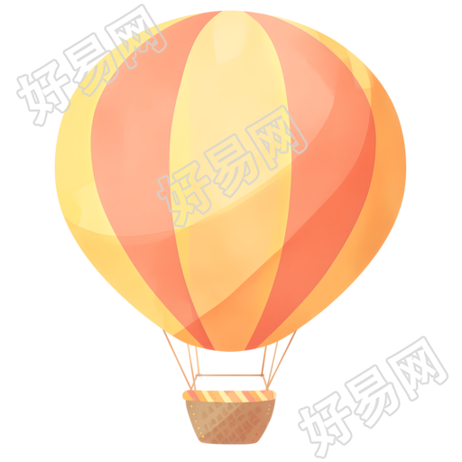热气球可商用插画