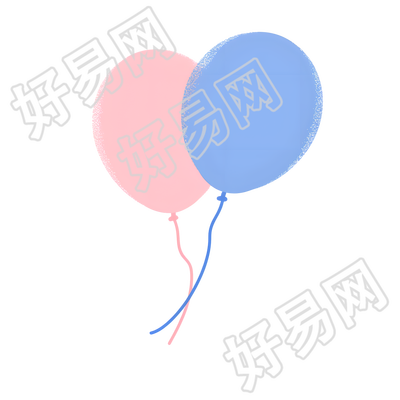 彩色气球可商用插图