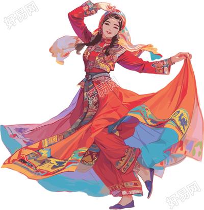 新疆美女元素