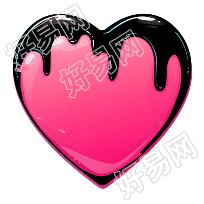 甜酷风格创意爱心元素