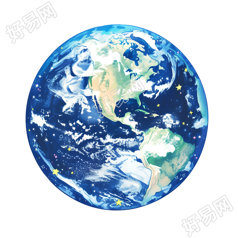 地球插画素材