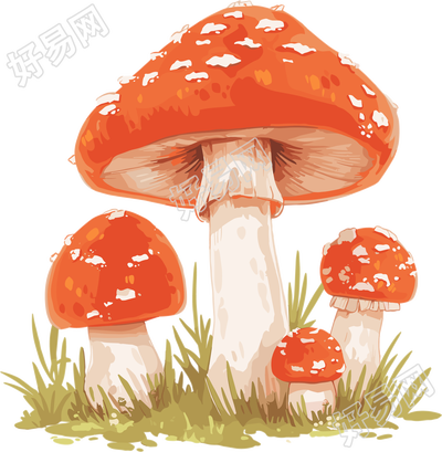 蘑菇高清插画