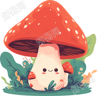 蘑菇商业设计元素