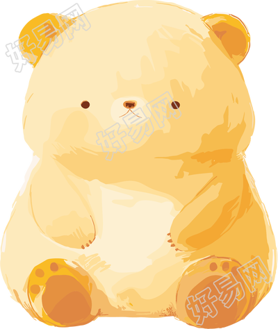 小熊可爱插画