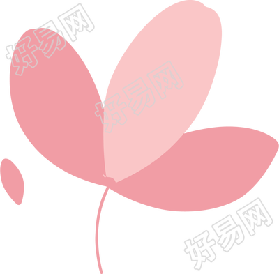 花瓣贴纸素材