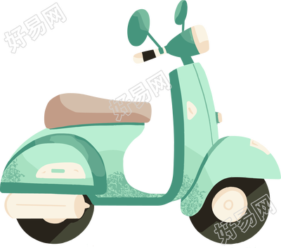 电动车插图设计素材