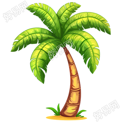 棕榈树插画设计元素