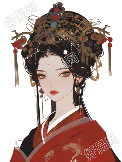 古代美女元素
