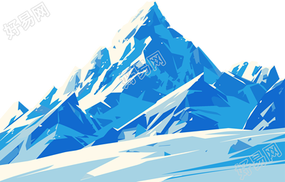 雪山透明背景素材