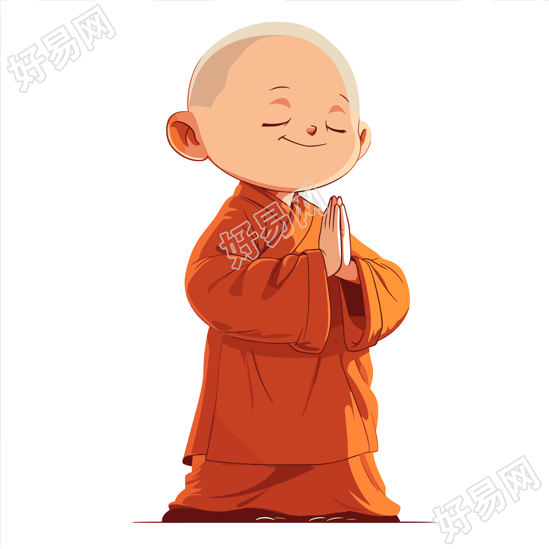和尚高清图形素材