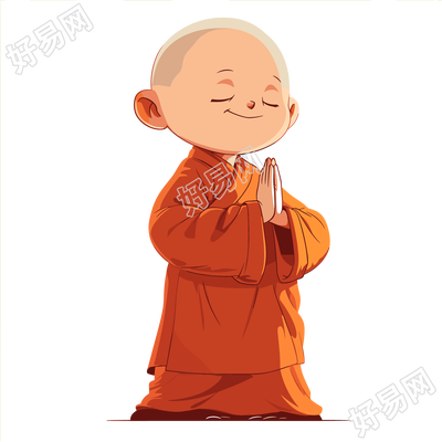 和尚高清图形素材