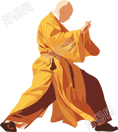 和尚高清质量插画