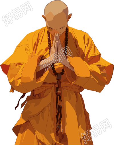 和尚可商用素材