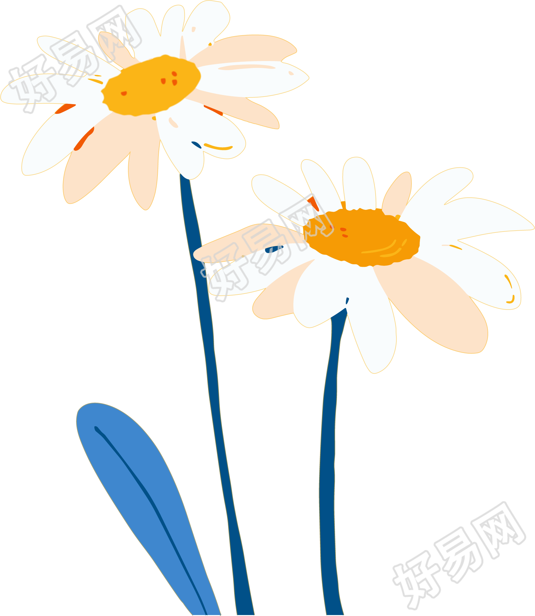 雏菊图形设计元素