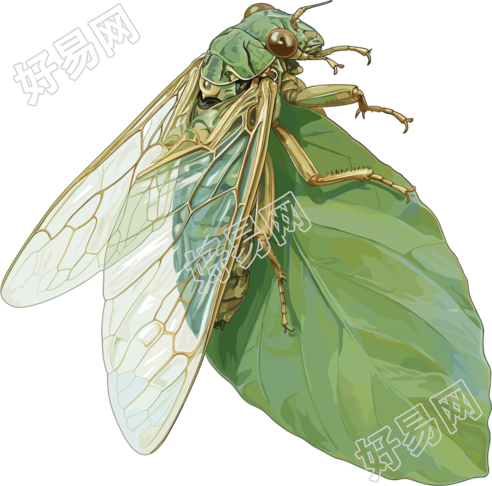 夏蝉可商用素材