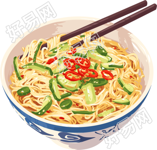 美味凉面插图