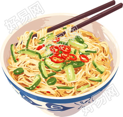 美味凉面插图