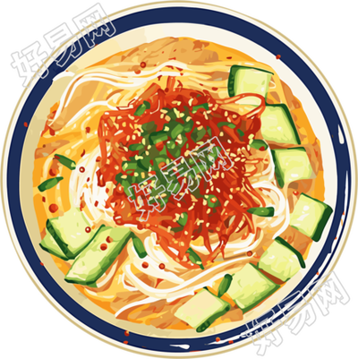 凉面创意素材