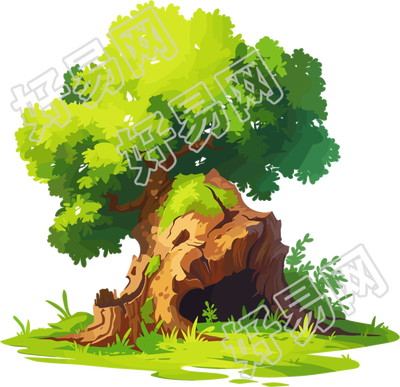 树洞高清图形素材