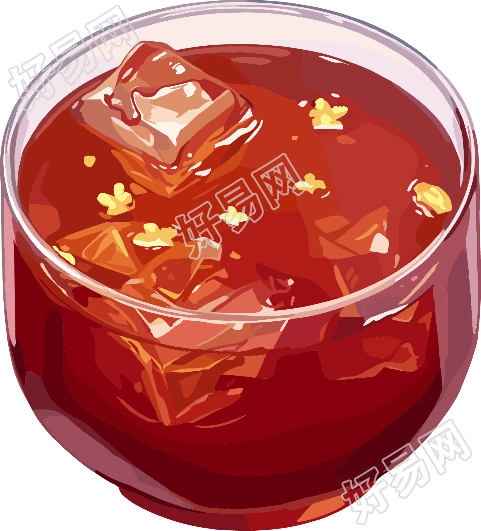 酸梅汤PNG图形素材