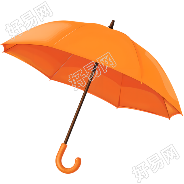 雷阵雨雨伞商用素材