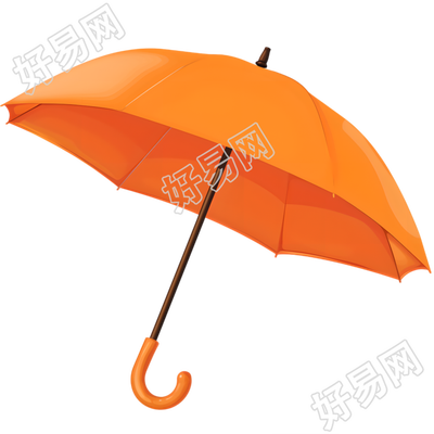雷阵雨雨伞商用素材