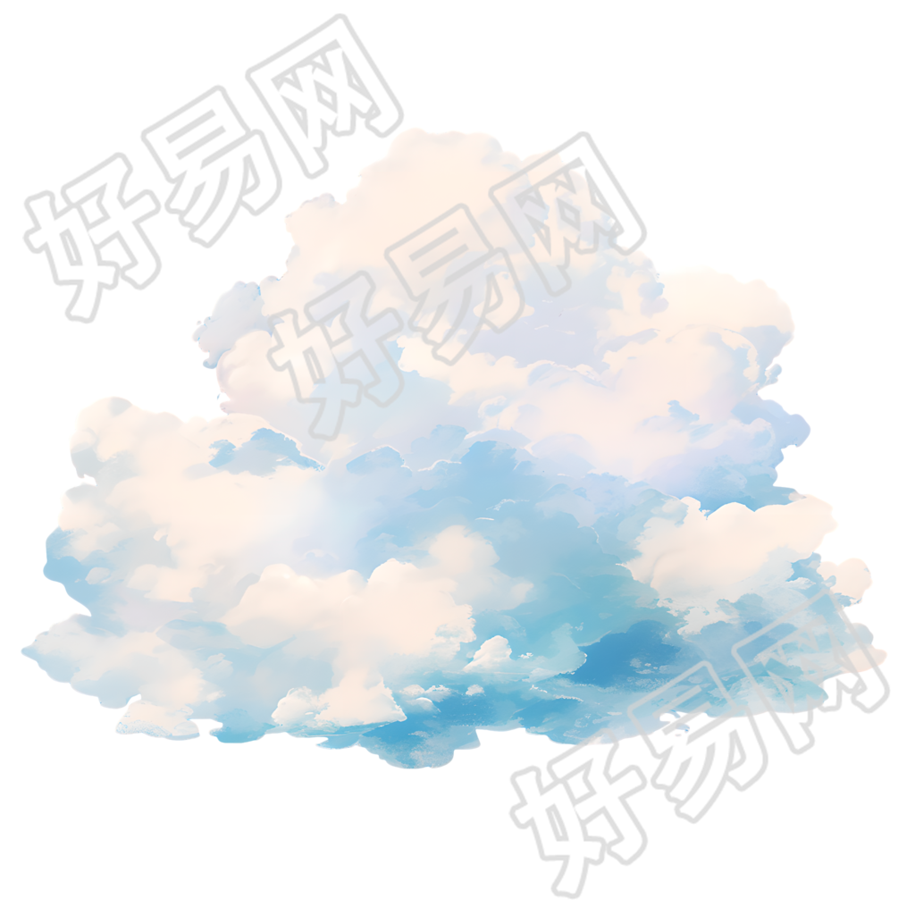 白云创意插图