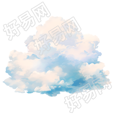 白云创意插图