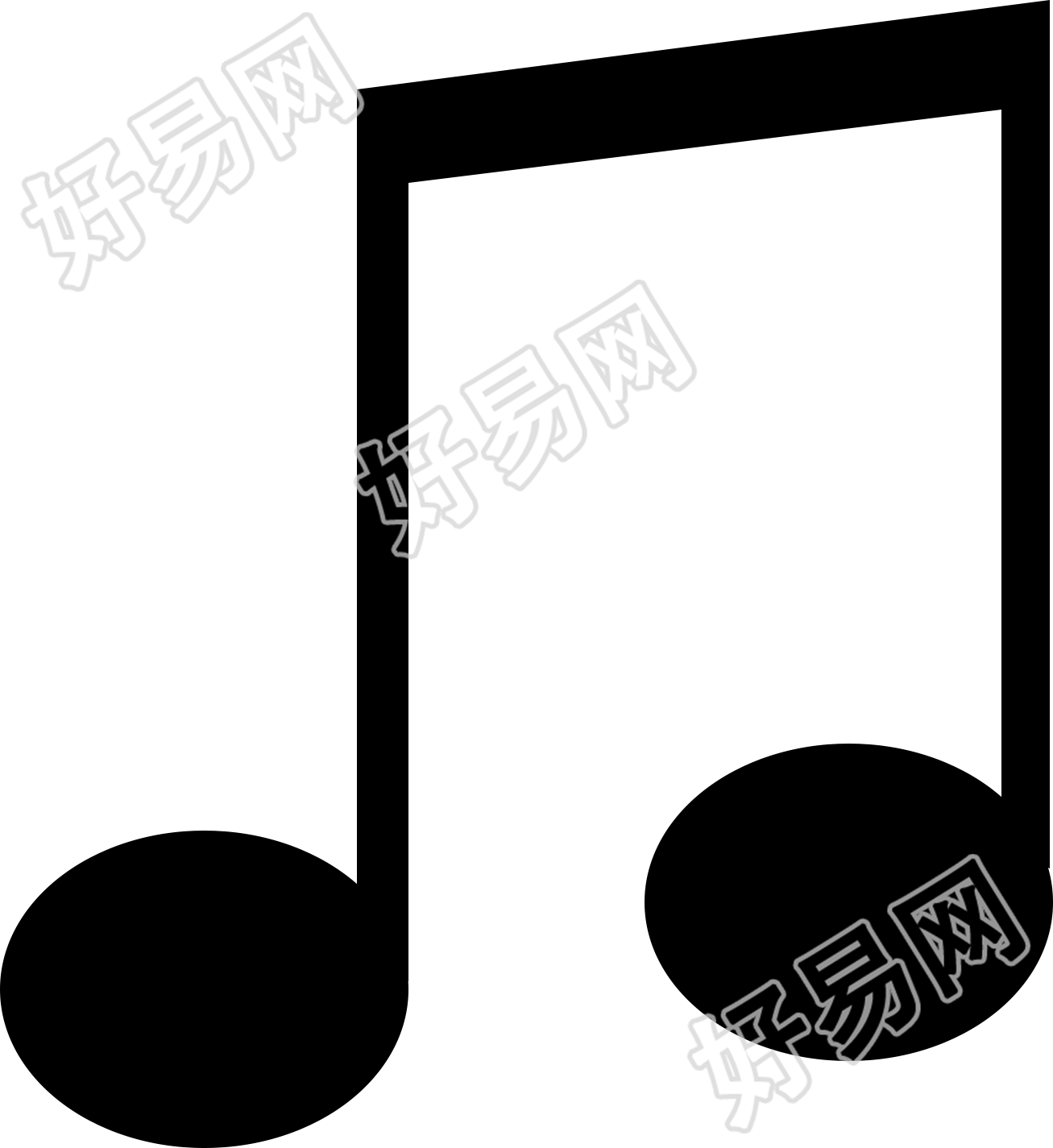 音符插画素材