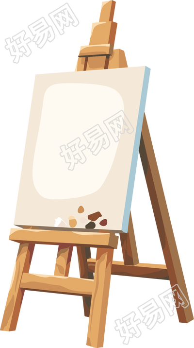 儿童绘画画架商用素材
