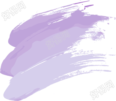儿童绘画一抹颜料元素