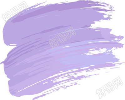 儿童绘画一抹颜料插画设计